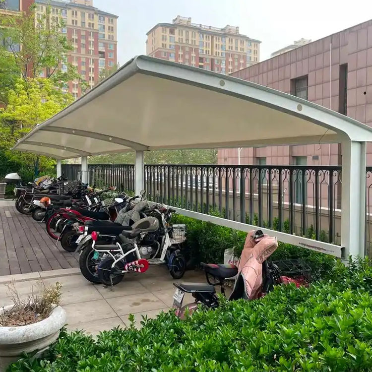 图木舒克市膜结构电动车棚